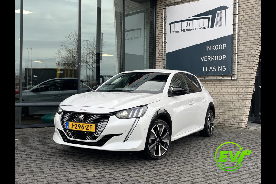 Peugeot e-208 EV GT 350 50 kWh*3FASE*CRUISE*ECC*CARPLAY*CAM*