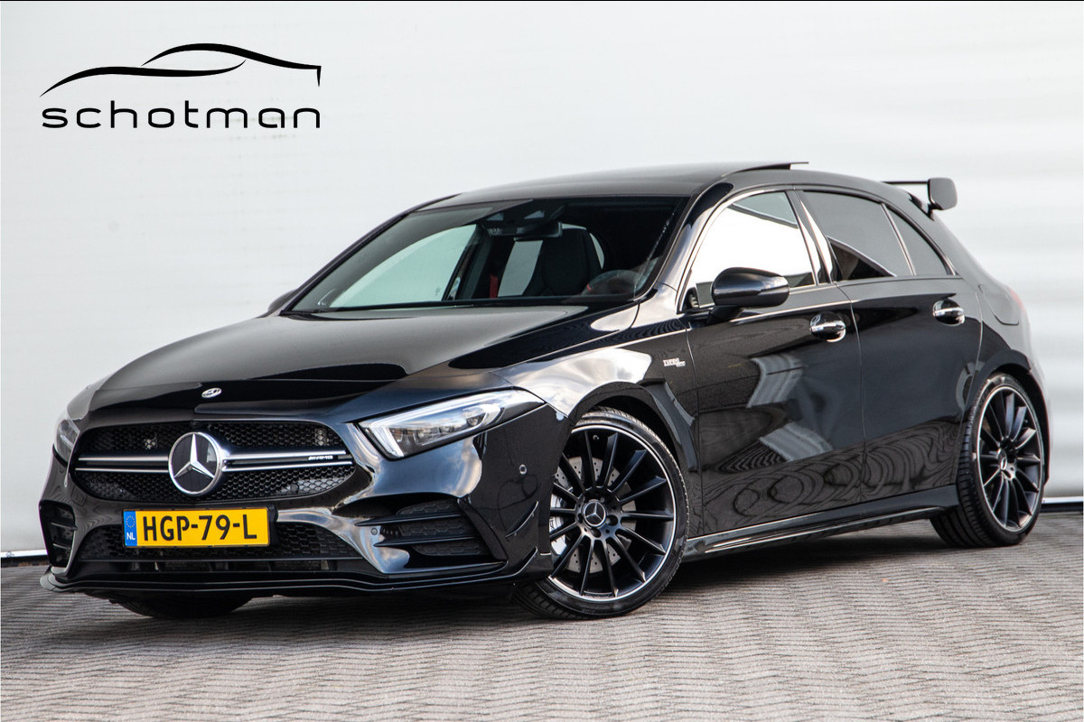 Mercedes-Benz A-Klasse AMG 35 4MATIC Premium, Performance Stoelen, Pano, Burmester, Memory