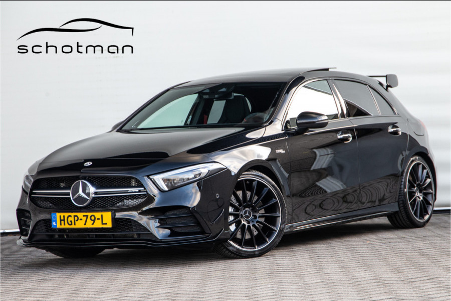 Mercedes-Benz A-Klasse AMG 35 4MATIC Premium, Performance Stoelen, Pano, Burmester, Memory