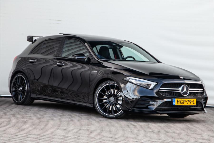 Mercedes-Benz A-Klasse AMG 35 4MATIC Premium, Performance Stoelen, Pano, Burmester, Memory