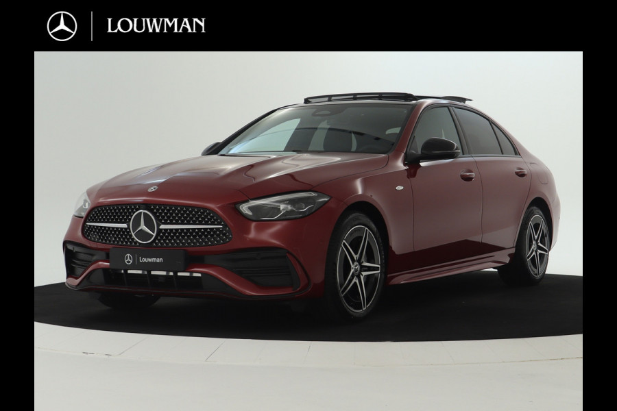 Mercedes-Benz C-Klasse 300 e Business Solution AMG | Trekhaak | Nightpakket | Parkeerpakket met 360°-camera | Memorypakket | Dodehoekassistent Antidiefstalpakket GUARD 360° Plus | Spiegelpakket | KEYLESS GO | 	USB-pakket |