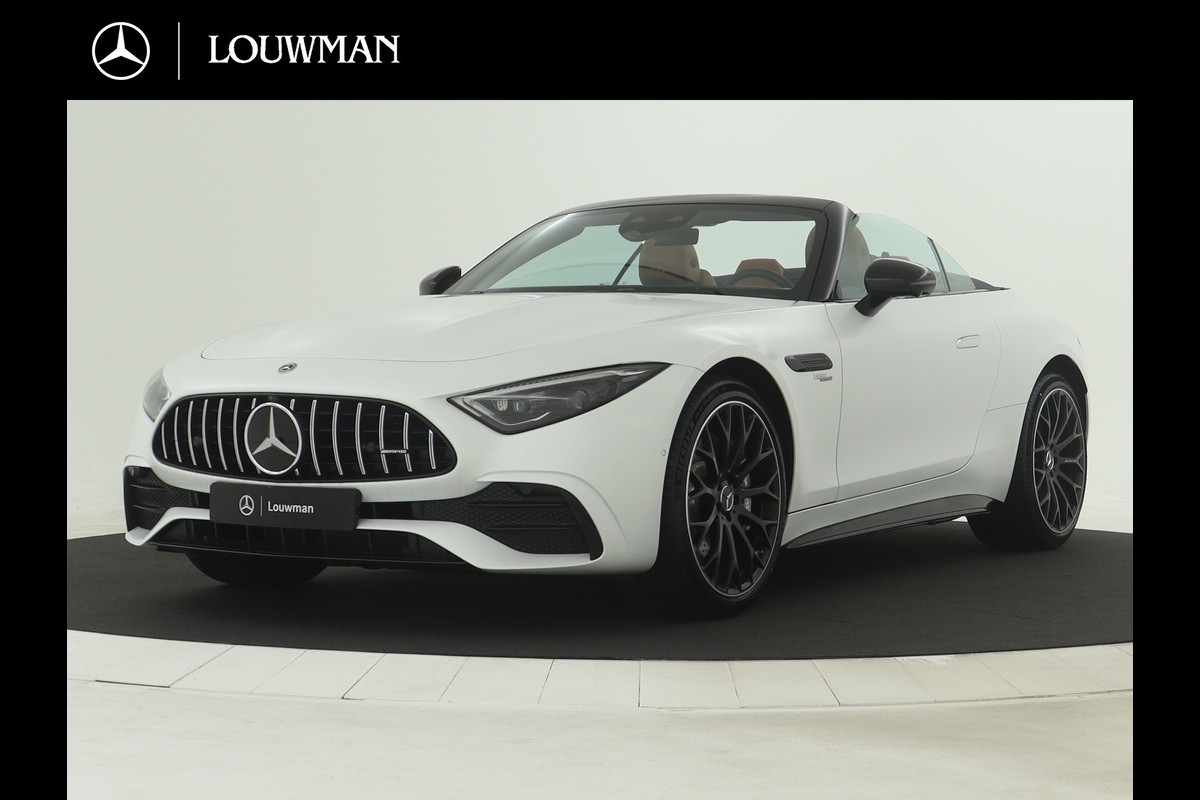 Mercedes-Benz SL-Klasse Roadster 43 | Premium Plus pakket | 21" AMG-velgen zwart | AMG Nightpakket | Rijassistentiepakket Plus | Head-up display | ENERGIZING-pakket plus | Burmester Sound systeem | Stoelventilatie voor | 360° camera |