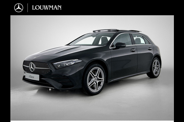 Mercedes-Benz A-Klasse 250 e Business Solution AMG | Panoramaschuifdak | Stoelverwarming | Multibeam LED | Smartphone integratie | Sfeerverlichting 64 kleuren | Extra USB-poorten |