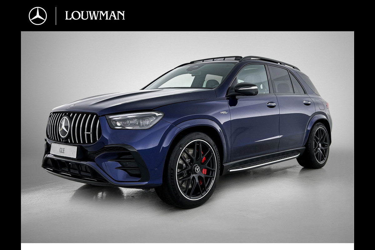 Mercedes-Benz GLE AMG 53 Hybrid 4MATIC+ Night Edition Premium Plus | Sierdelen AMG carbon | Trekhaak | AMG Nappaleder Exclusief STYLE | Stoelverwarming achter | 22 inch AMG velgen | Treeplanken | Rijassistentiepakket | Stoelventilatie voor |