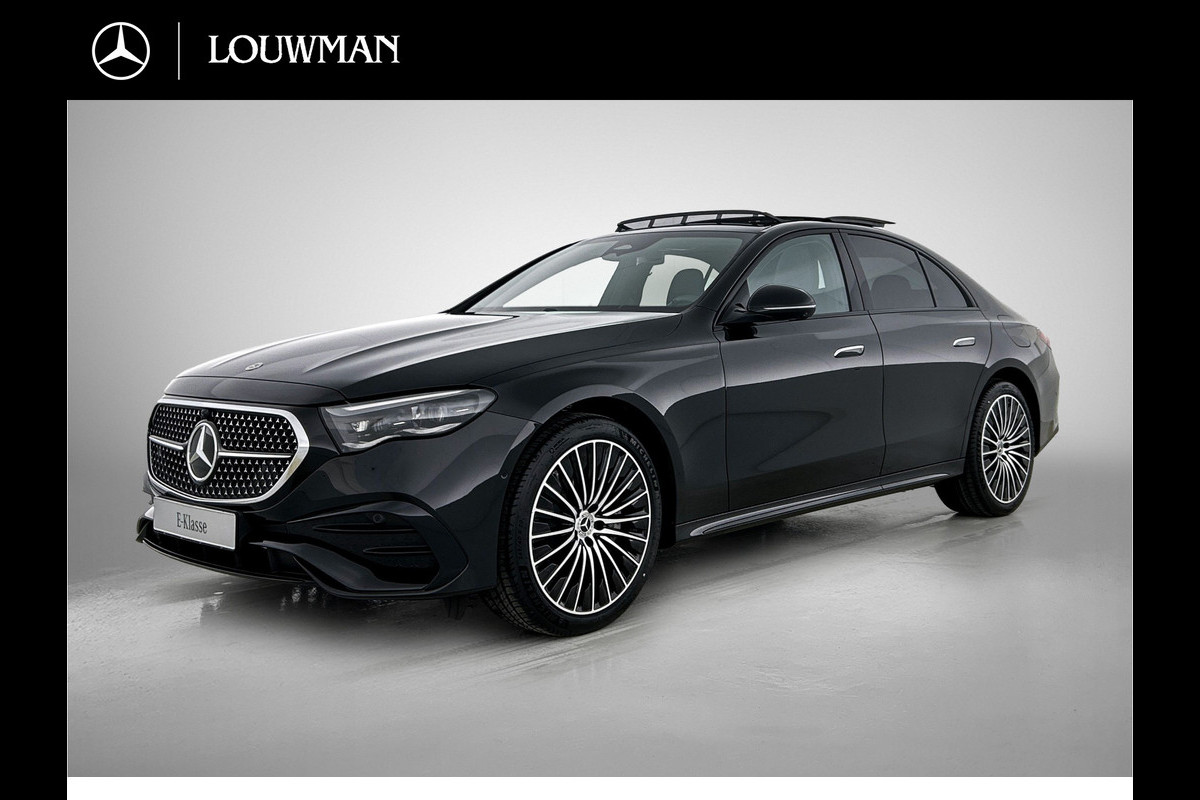 Mercedes-Benz E-Klasse 300 e Sport Edition | Trekhaak | Nightpakket | GUARD 360° vehicle protection Plus | Adaptieve Cruisecontrol | Digital Light | 360° camera | Panoramaschuifdak | Augmented Reality navigatie |