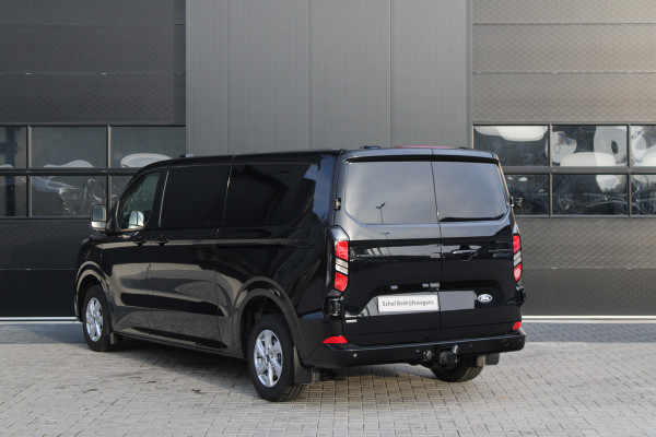 Ford Transit Custom 320 2.5 PHEV L2H1 Limited 232pk - 2x Schuifdeur - Trekhaak - Stoel/Stuurverwarming - Blindspot - Keyless - Rijklaar