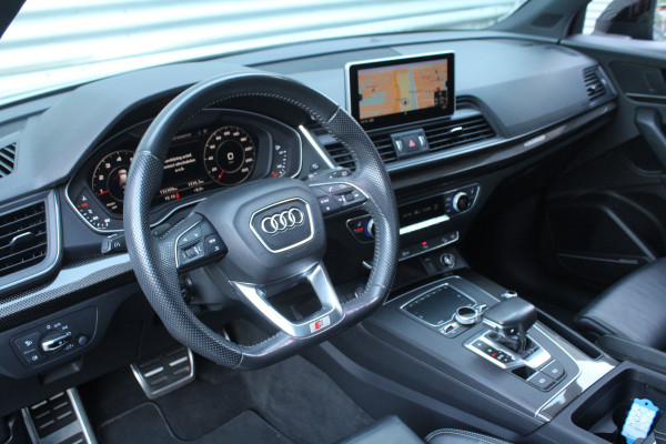 Audi Q5 2.0 TFSI 252pk quattro Sport S Line Black Edition Panoramadak Clima Cruise Navi Camera B&O Leder LMV