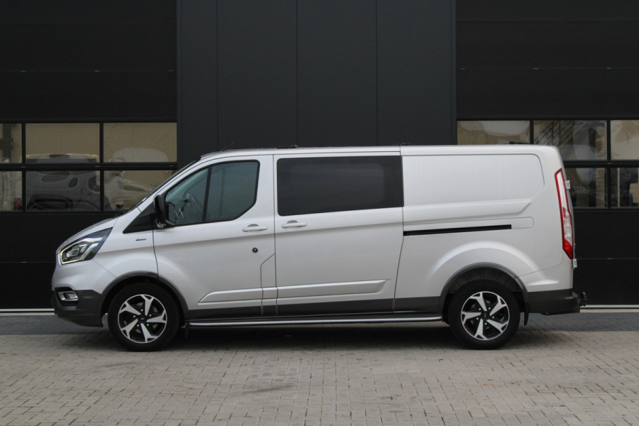 Ford Transit Custom 320 2.0 TDCI L2H1 Active DC 2x Schuifdeur - Trekhaak - Stoelverwarming - ACC - Blindspot - Carplay - Bi-Xenon - Rijklaar