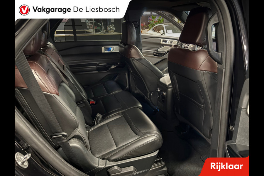 Ford Explorer 3.0 V6 EcoBoost PHEV Platinum 7 persoons / 360 camera / stoel verwarming + koeling / Panorama