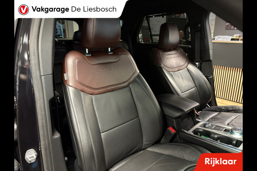 Ford Explorer 3.0 V6 EcoBoost PHEV Platinum 7 persoons / 360 camera / stoel verwarming + koeling / Panorama