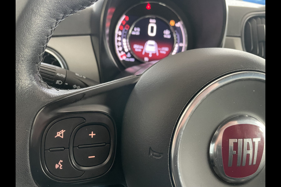 Fiat 500 0.9 TwinAir Turbo Sport Mat Groen Airco -  Cruise control - Bluetooth - Groot navigatiesysteem - Mistlampen voor - Licht metalen velgen 16 inch - Start/stop systeem - Stuur leder - Stuur multifunctioneel - Centrale deurvergrendeling met afstandsbediening