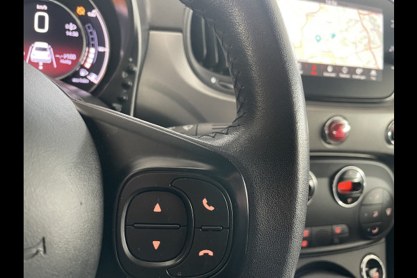 Fiat 500 0.9 TwinAir Turbo Sport Mat Groen Airco -  Cruise control - Bluetooth - Groot navigatiesysteem - Mistlampen voor - Licht metalen velgen 16 inch - Start/stop systeem - Stuur leder - Stuur multifunctioneel - Centrale deurvergrendeling met afstandsbediening