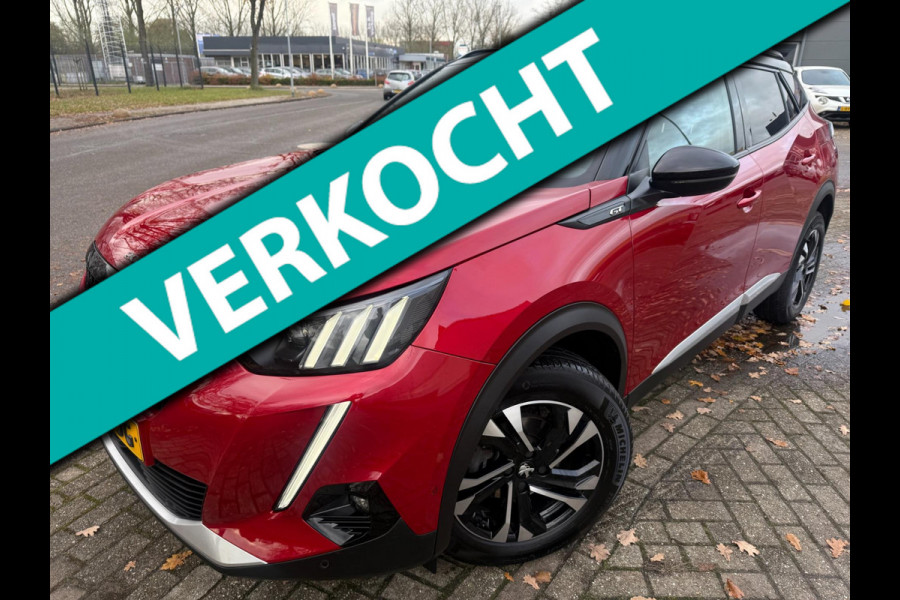 Peugeot 2008 1.2 PureTech GT Line 131PK 2021 LEDER LED CARPLAY LUX NAP