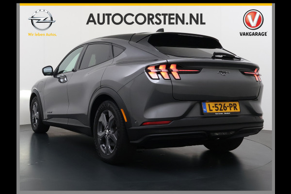 Ford Mustang Mach-E Extended RWD 98 kWh SOH 94% 294pk Pano-Dak Leer+8-weg-Elektr+Verwarmd+Geheugen 360-Camera Bang&Olufsen-HiFi Elektr.Achter Keyless Smartphone-key Dual-Ecc Ford-pass-Connect/Entry Speed-Assist Active-Breaking Blind-Spot-warning Driver-Alerd AB+  LMv LED-Lamp-v+a € 59.000 nieuw Orig.Nederlandse Auto 1e Eigenaar WLTP 610km
