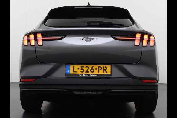 Ford Mustang Mach-E Extended RWD 98 kWh SOH 94% 294pk Pano-Dak Leer+8-weg-Elektr+Verwarmd+Geheugen 360-Camera Bang&Olufsen-HiFi Elektr.Achter Keyless Smartphone-key Dual-Ecc Ford-pass-Connect/Entry Speed-Assist Active-Breaking Blind-Spot-warning Driver-Alerd AB+  LMv LED-Lamp-v+a € 59.000 nieuw Orig.Nederlandse Auto 1e Eigenaar WLTP 610km