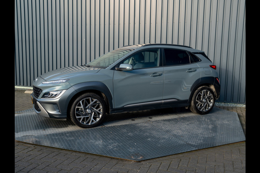 Hyundai Kona 1.6 GDI HEV Premium Sky | Trekhaak | Head Up | Leder | Adapt. cr. | Prijs Rijklaar!!