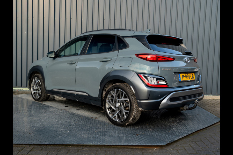 Hyundai Kona 1.6 GDI HEV Premium Sky | Trekhaak | Head Up | Leder | Adapt. cr. | Prijs Rijklaar!!