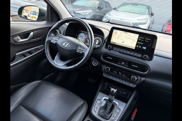 Hyundai Kona 1.6 GDI HEV Premium Sky | Trekhaak | Head Up | Leder | Adapt. cr. | Prijs Rijklaar!!