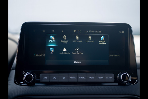 Hyundai Kona 1.6 GDI HEV Premium Sky | Trekhaak | Head Up | Leder | Adapt. cr. | Prijs Rijklaar!!