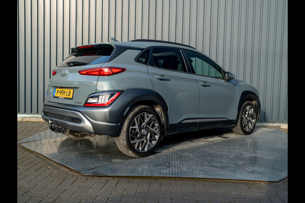 Hyundai Kona 1.6 GDI HEV Premium Sky | Trekhaak | Head Up | Leder | Adapt. cr. | Prijs Rijklaar!!