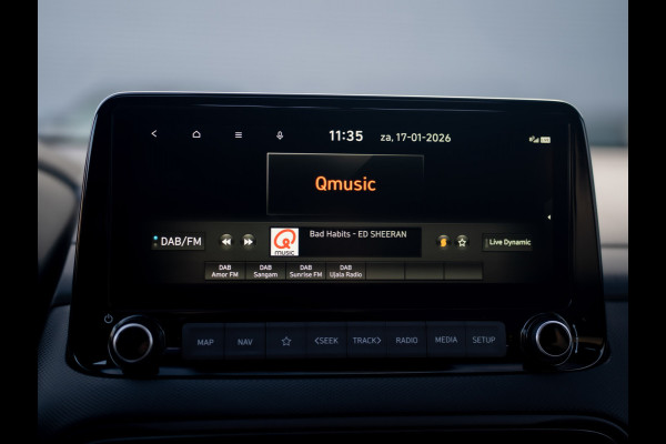 Hyundai Kona 1.6 GDI HEV Premium Sky | Trekhaak | Head Up | Leder | Adapt. cr. | Prijs Rijklaar!!