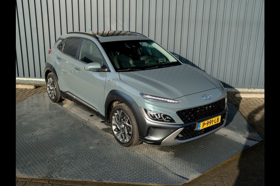 Hyundai Kona 1.6 GDI HEV Premium Sky | Trekhaak | Head Up | Leder | Adapt. cr. | Prijs Rijklaar!!