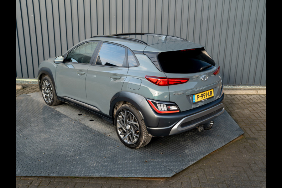 Hyundai Kona 1.6 GDI HEV Premium Sky | Trekhaak | Head Up | Leder | Adapt. cr. | Prijs Rijklaar!!