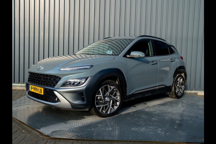 Hyundai Kona 1.6 GDI HEV Premium Sky | Trekhaak | Head Up | Leder | Adapt. cr. | Prijs Rijklaar!!