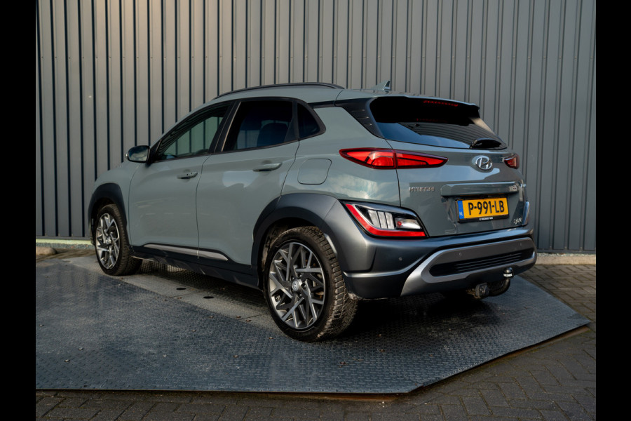 Hyundai Kona 1.6 GDI HEV Premium Sky | Trekhaak | Head Up | Leder | Adapt. cr. | Prijs Rijklaar!!