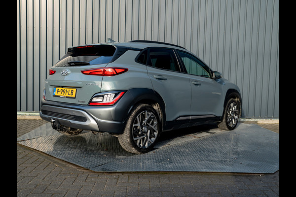 Hyundai Kona 1.6 GDI HEV Premium Sky | Trekhaak | Head Up | Leder | Adapt. cr. | Prijs Rijklaar!!
