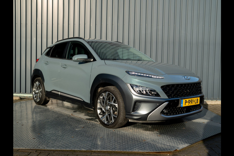 Hyundai Kona 1.6 GDI HEV Premium Sky | Trekhaak | Head Up | Leder | Adapt. cr. | Prijs Rijklaar!!