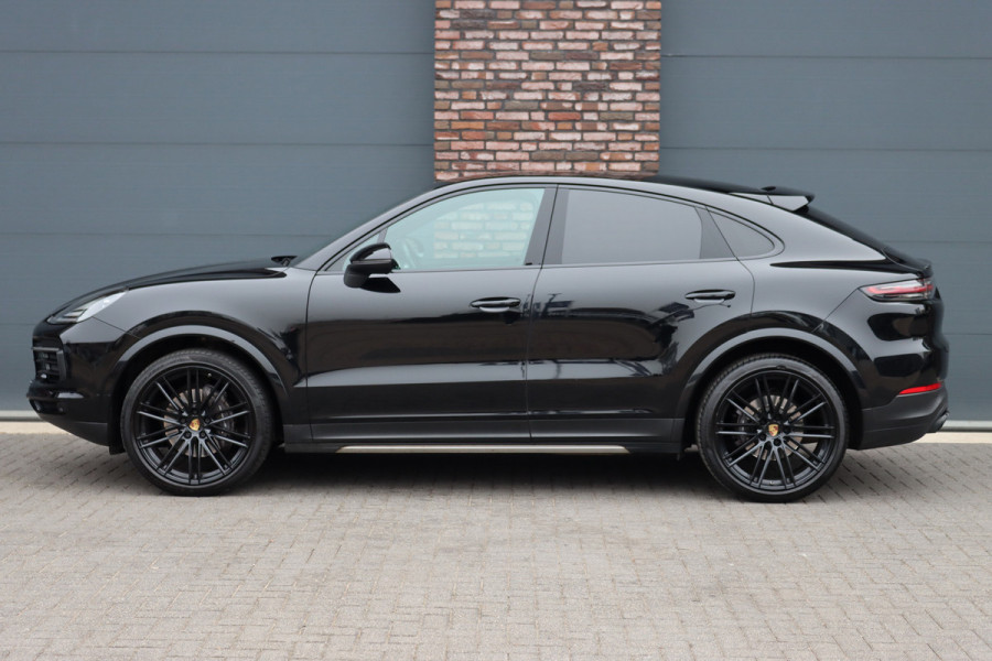 Porsche Cayenne Coupé 3.0 Aut8 | Luchtvering | Panoramadak | BOSE | Trekhaak | Leder | Memory | Stoelverwarming V+A | PDLS | Sport-Chrono-pakket | Soft-Close | Verwarmd Stuurwiel |