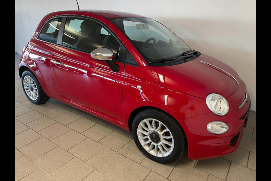 Fiat 500 1.0 TwinAir PopStar AIRCO ELEK RAMEN CHROOM SPIEGELS CENT VERG VELGEN LAGE KM STAND ZEER NETTE AUTO