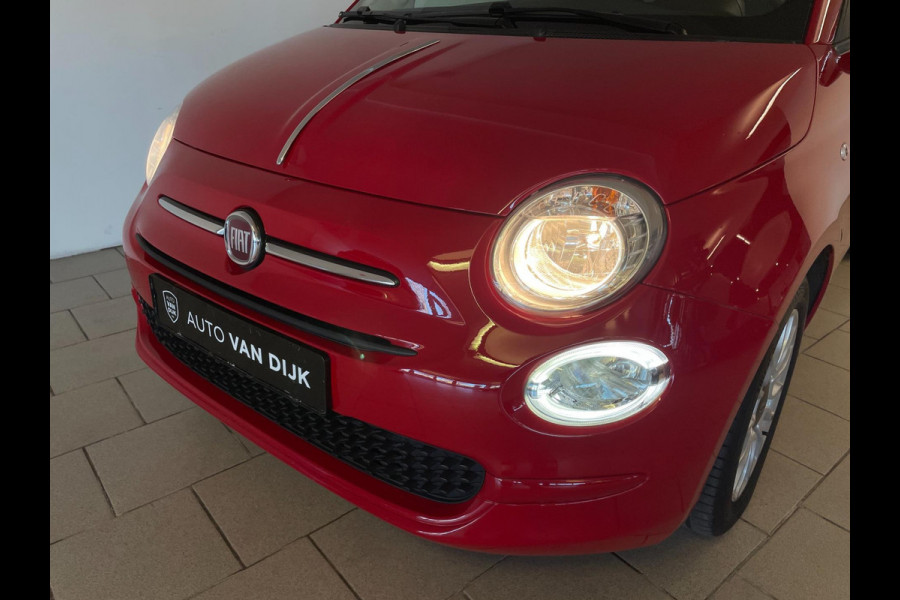 Fiat 500 1.0 TwinAir PopStar AIRCO ELEK RAMEN CHROOM SPIEGELS CENT VERG VELGEN LAGE KM STAND ZEER NETTE AUTO