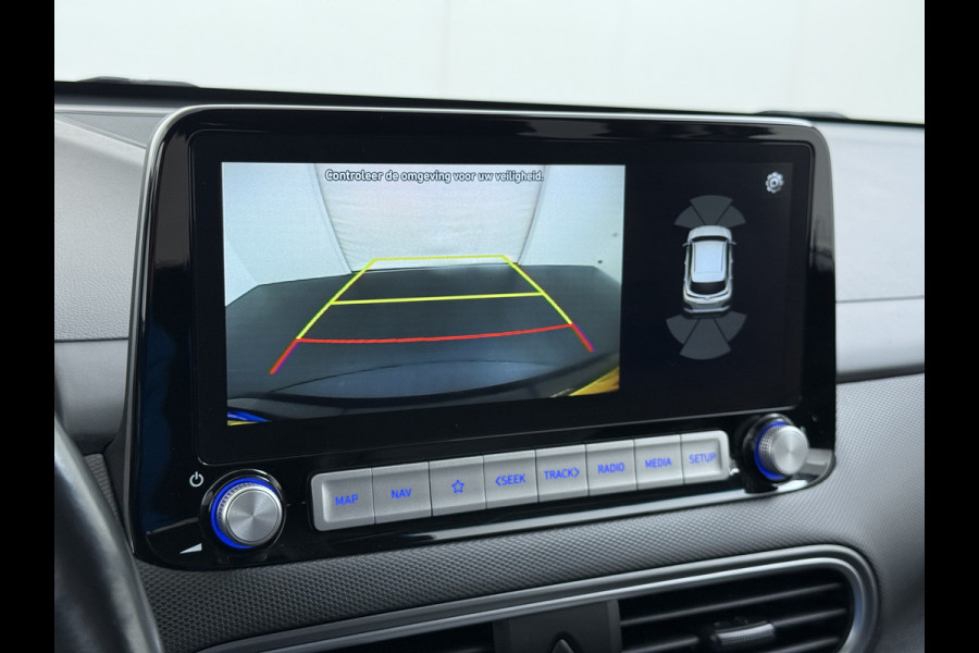 Hyundai Kona EV 64kWh SOH 100% Leer Warmtepomp Camera Adap. Cruise + stop&go Apple Carplay Android Comfort Ecc Pdc Navi Isofix DAB Led Lmv 17" Lane Assist FCA Keyless 1e Eigenaar Origineel Nederlandse Auto € 45.000 nieuw !