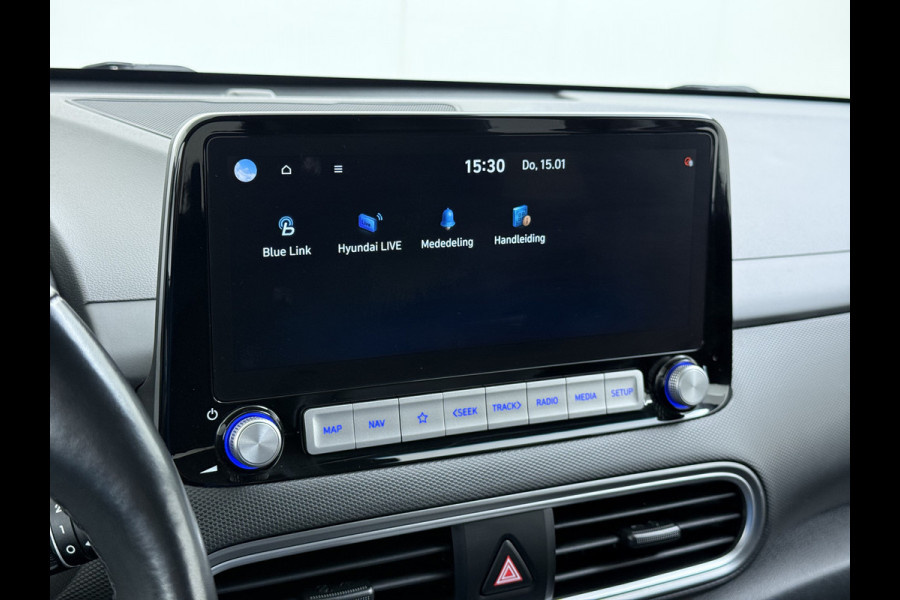 Hyundai Kona EV 64kWh SOH 100% Leer Warmtepomp Camera Adap. Cruise + stop&go Apple Carplay Android Comfort Ecc Pdc Navi Isofix DAB Led Lmv 17" Lane Assist FCA Keyless 1e Eigenaar Origineel Nederlandse Auto € 45.000 nieuw !