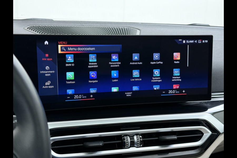 BMW i4 eDrive40 340pk High Executive 84 kWh SOH 99% Pano-Dak/Hefdak SportSt+Leer+(Stuur+)Verwarmd 360°Camera Adaptive-Cruise+s&go Park- Semi-Autopilot Drive-Assist-pro Active-Guard-Plus Elektr.Achterklep Draadl-Lader BAS ESP BMW Individual interieurlijsten Pianolak schwarz BMW Individual Exterieur Line Aluminium satiniert BMW Copilot-pack Dodehoekdetectie/correctie, Kruisend-verkeer-Detectie, rijstrooksensor met correctie, rondomzicht camera, uitwijk assistent) 0-100 5,6 sec. 1600kg trekvermogen! € 73.000 nieuw