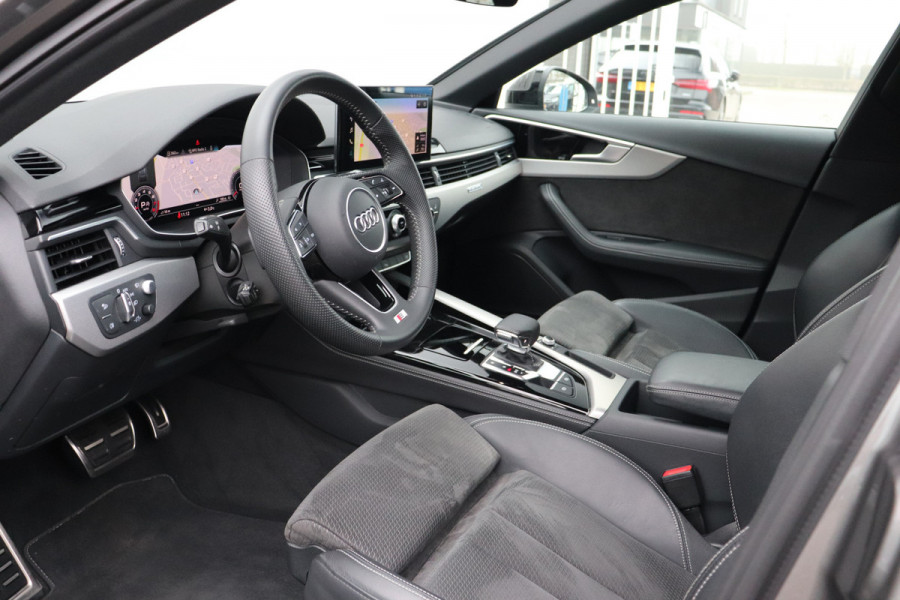Audi A4 Avant 45 TFSI Quattro S-line Black Optic Massage HU Disp. Matrix Trekhaak