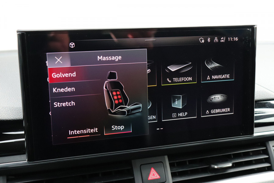 Audi A4 Avant 45 TFSI Quattro S-line Black Optic Massage HU Disp. Matrix Trekhaak