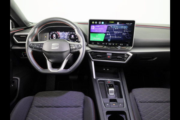 Seat Leon Sportstourer 1.5 TSI e-Hybrid FR PHEV First Edition 204 pk Automaat | Verlengde garantie | Navigatie | Parkeersensoren | Achteruitrijcamera | Adaptieve cruise control |