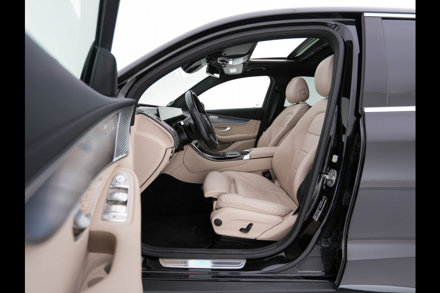 Mercedes-Benz EQC 400 4MATIC Business Solution 80 kWh {SOH-93%} (INCL-BTW) Aut *PANO | LEATHER | DIGI-WIDESCREEN | MEMORY-PACK | TOPVIEW | KEYLESS | HEATED-SPORTSEATS | DAB+ | PRIVACY-GLASS | TOWBAR | AMBIENTLIGHT | SHIFTPADDLES | 19' ALU*