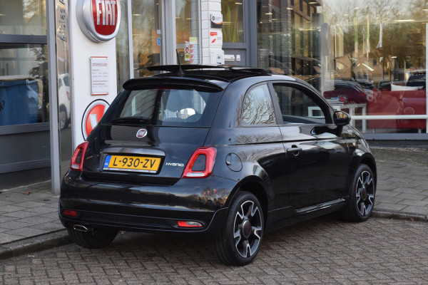 Fiat 500 1.0 Hybrid Sport|Schuifdak|Carplay|16"|Clima