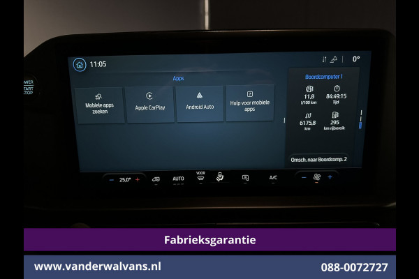 Ford Transit Custom 2.0 TDCI 111pk L2H1 Fabrieksgarantie Euro6 Airco | Camera | Apple Carplay | Cruisecontrol | LED Android Auto, Verwarmde voorruit, Parkeersensoren, Bijrijdersbank