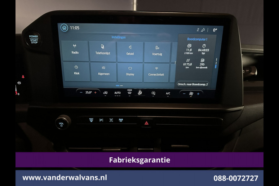 Ford Transit Custom 2.0 TDCI 111pk L2H1 Fabrieksgarantie Euro6 Airco | Camera | Apple Carplay | Cruisecontrol | LED Android Auto, Verwarmde voorruit, Parkeersensoren, Bijrijdersbank