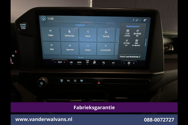 Ford Transit Custom 2.0 TDCI 111pk L2H1 Fabrieksgarantie Euro6 Airco | Camera | Apple Carplay | Cruisecontrol | LED Android Auto, Verwarmde voorruit, Parkeersensoren, Bijrijdersbank