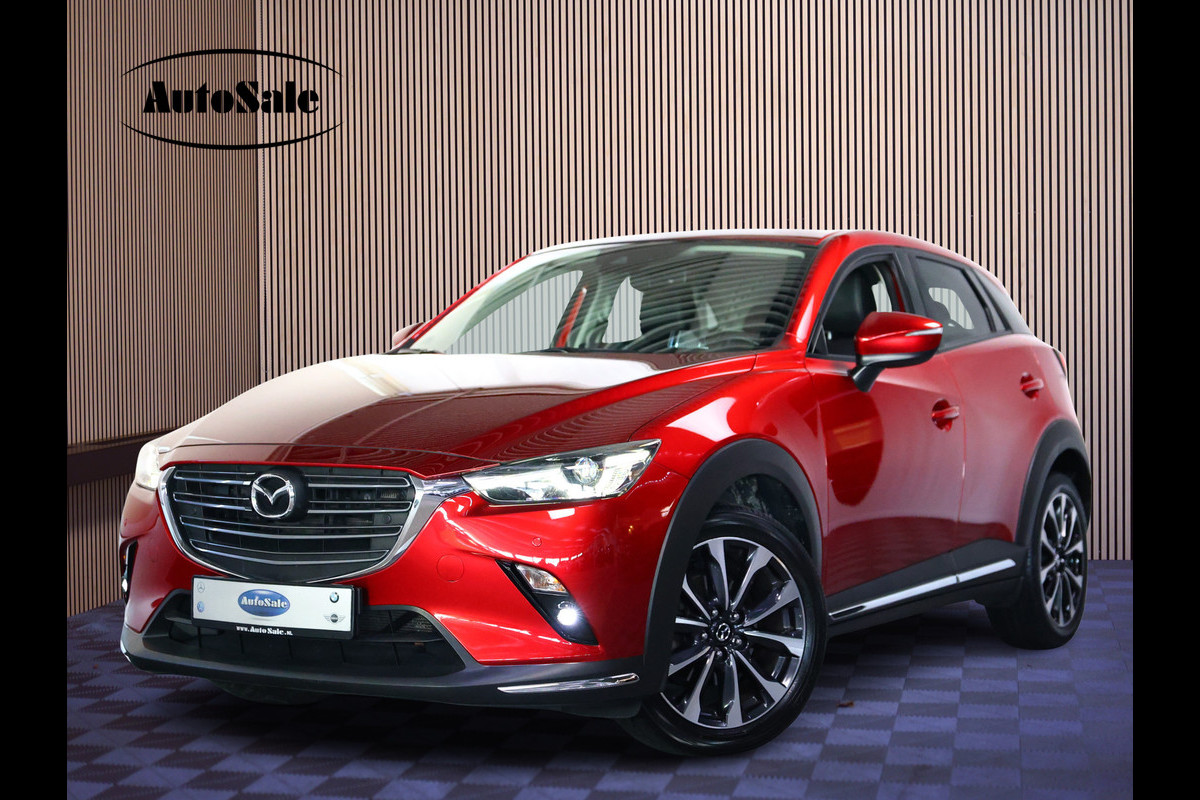 Mazda CX-3 2.0 SkyActiv-G 120 GT-M AUT HUD NAV LEDER CAM XENON STOELVW '18