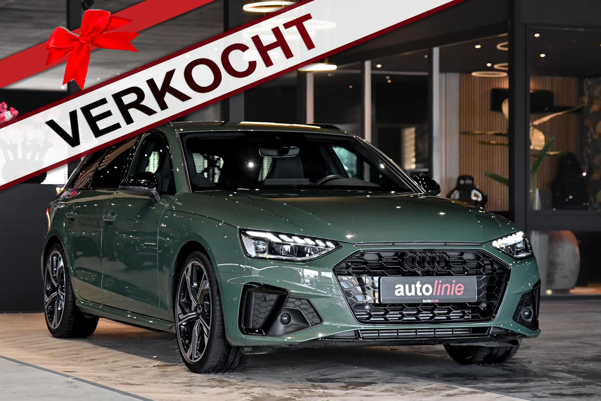 Audi A4 Avant 40 TFSI S edition Competition. RS stoelen, Massage, B&O, Camera, Sfeer, Matrix, 19''!