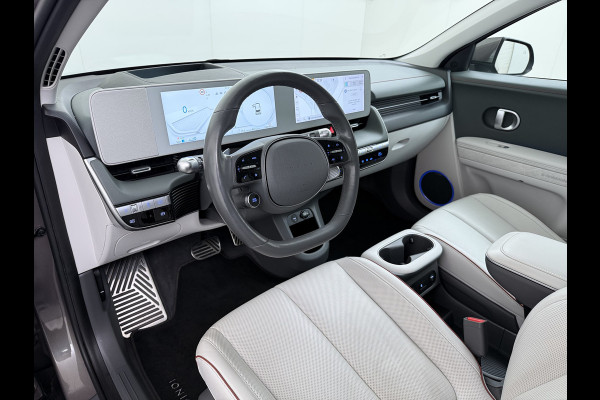 Hyundai IONIQ 5 58 kWh SOH 100% Leer 19"lm Camera Connect+ Warmtepomp Elektr.Stoelen+Stuur-Verwarmd Adaptive-Cruise- Head-up display Bose-HiFi N LED-v/a Blindspot Dodehoekass Grootlicht-assistent Subwoofer Ecall 800V Systeem V2L ondersteuning (3,6kw)