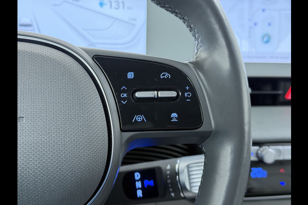 Hyundai IONIQ 5 58 kWh SOH 100% Leer 19"lm Camera Connect+ Warmtepomp Elektr.Stoelen+Stuur-Verwarmd Adaptive-Cruise- Head-up display Bose-HiFi N LED-v/a Blindspot Dodehoekass Grootlicht-assistent Subwoofer Ecall 800V Systeem V2L ondersteuning (3,6kw)