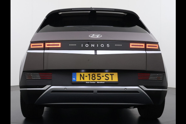 Hyundai IONIQ 5 58 kWh SOH 100% Leer 19"lm Camera Connect+ Warmtepomp Elektr.Stoelen+Stuur-Verwarmd Adaptive-Cruise- Head-up display Bose-HiFi N LED-v/a Blindspot Dodehoekass Grootlicht-assistent Subwoofer Ecall 800V Systeem V2L ondersteuning (3,6kw)